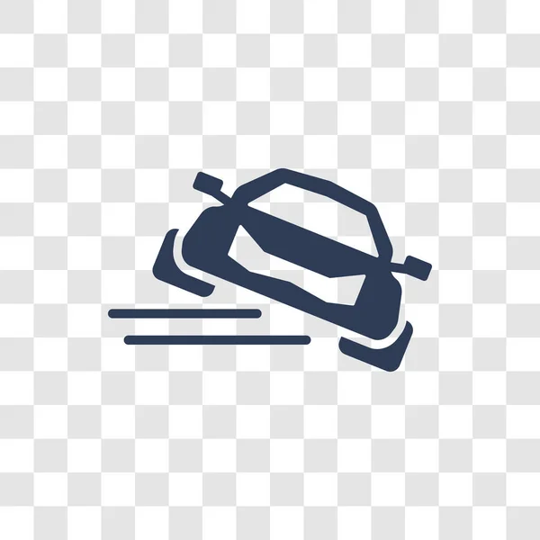 Ikona Rallycross Koncepcja Logo Modny Rallycross Przezroczystym Tle Kolekcji Sport — Wektor stockowy