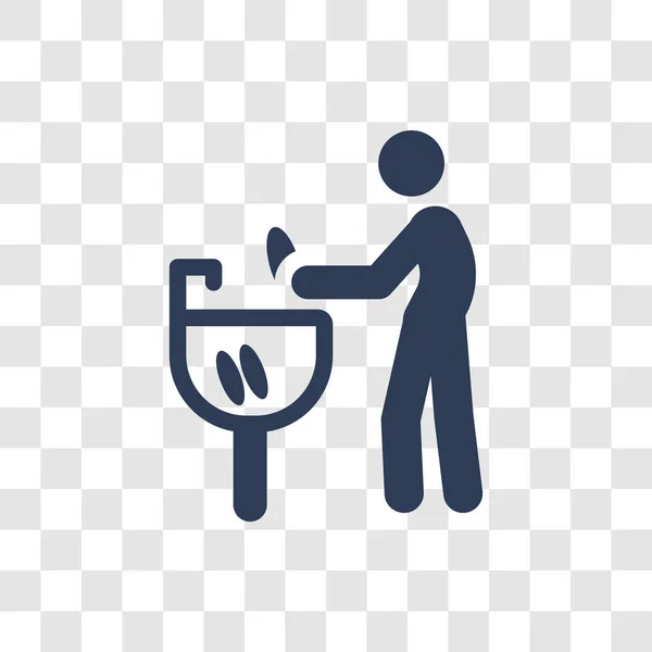 Значок Мытья Посуды Концепция Стирки Логотипа Прозрачном Фоне Коллекции Activity — стоковый вектор