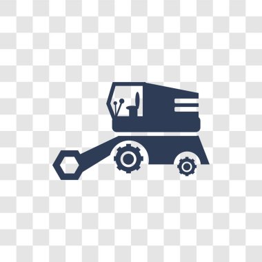 Hasat simgesi. Modaya uygun hasat logo kavramı Tarım Tarım ve Bahçe koleksiyonu şeffaf arka plan üzerinde