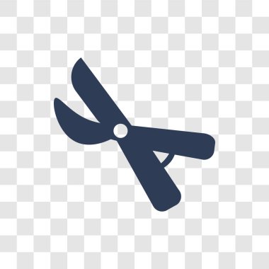 Budayıcılar simgesi. Trendy budayıcılar logo kavramı Tarım Tarım ve Bahçe koleksiyonu şeffaf arka plan üzerinde