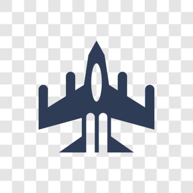 Hava Kuvvetleri simgesi. Trendy Hava Kuvvetleri logo kavramı ordu ve savaş koleksiyonundan şeffaf arka plan üzerinde