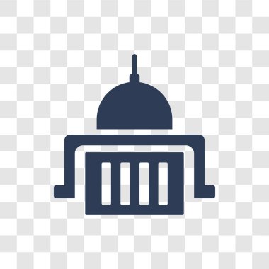 Federal Ajansı simgesi. Trendy federal ajansı logo kavramı ordu ve savaş koleksiyonundan şeffaf arka plan üzerinde