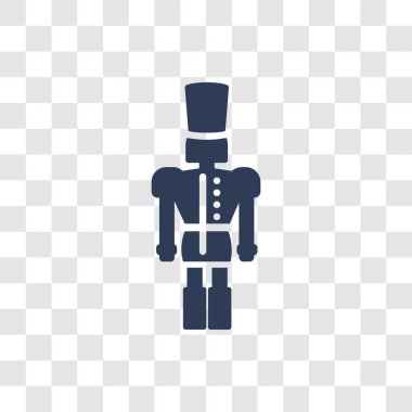 Fındıkkıran simgesi. Trendy Fındıkkıran logo kavramı Noel koleksiyonundan şeffaf arka plan üzerinde