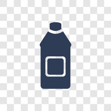 Asit simgesi. Son moda asit logo kavramı koleksiyonu temizlik üzerinden saydam arka plan üzerinde