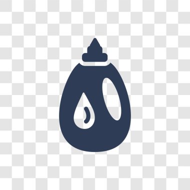 Bulaşık yıkama deterjan simgesi. Trendy bulaşık yıkama deterjan logo kavramı üzerinden toplama temizlik şeffaf arka plan üzerinde