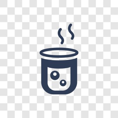 Sıcak su simgesi. Trendy sıcak su logo kavramı üzerinden toplama temizlik şeffaf arka plan üzerinde