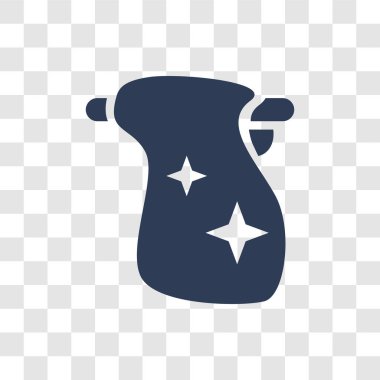 temiz simgesi. Trendy temiz logo kavramı üzerinden toplama temizlik şeffaf arka plan üzerinde