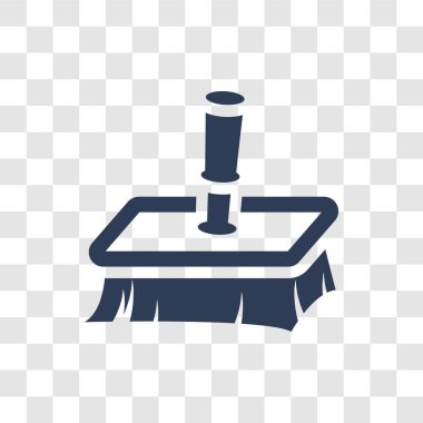 Fırça simgesini Oluşturucu. Modaya uygun oluşturucuyu fırça logo kavramı inşaat koleksiyonundan şeffaf arka plan üzerinde