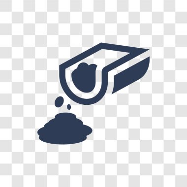 Beton simgesi. Trendy beton logo kavramı inşaat koleksiyonundan şeffaf arka plan üzerinde