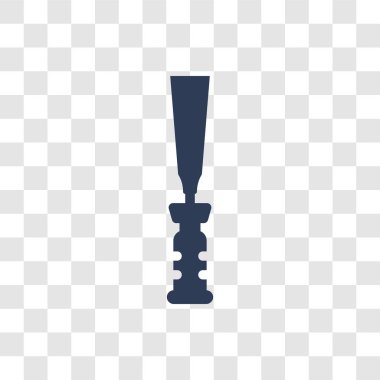 Simge keski. Son moda keski logo kavramı inşaat koleksiyonundan şeffaf arka plan üzerinde