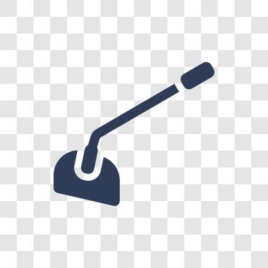 Çapa simgesi. Trendy çapa logo kavramı inşaat koleksiyonundan şeffaf arka plan üzerinde