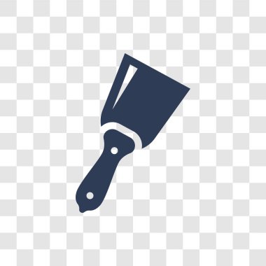 Kazıyıcı simgesi. Trendy kazıyıcı logo kavramı inşaat koleksiyonundan şeffaf arka plan üzerinde