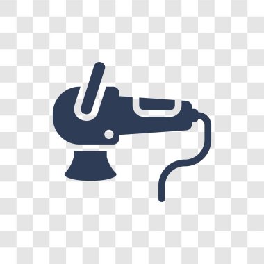 Parlatıcılar simgesi. Trendy parlatıcılar logo kavramı inşaat koleksiyonundan şeffaf arka plan üzerinde