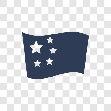 Çin bayrak simgesi. Trendy Çin bayrağı logo kavramı ülke bayrakları Collection şeffaf arka plan üzerinde