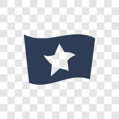 Vietnam bayrak simgesi. Trendy Vietnam bayrağı logo kavramı ülke bayrakları Collection şeffaf arka plan üzerinde