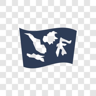 Endonezya bayrağı simgesi. Trendy Endonezya bayrağı logo kavramı ülke bayrakları Collection şeffaf arka plan üzerinde