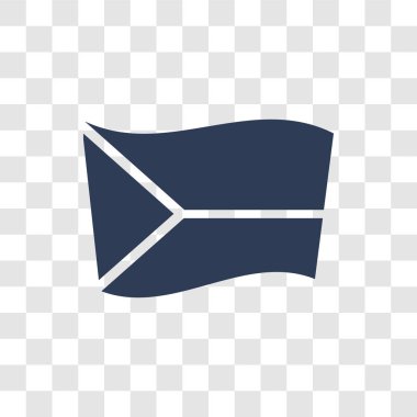 Çek Eepublic bayrak simgesi. Trendy çek Eepublic bayrağı logo kavramı ülke bayrakları Collection şeffaf arka plan üzerinde