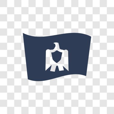 Mısır bayrak simgesi. Trendy Mısır bayrağı logo kavramı ülke bayrakları Collection şeffaf arka plan üzerinde