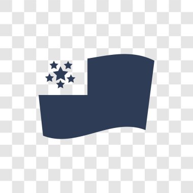 Myanmar bayrağı simgesi. Trendy Myanmar bayrağı logo kavramı ülke bayrakları Collection şeffaf arka plan üzerinde