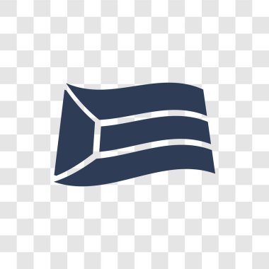 Kuveyt bayrağı simgesi. Trendy Kuveyt bayrağı logo kavramı ülke bayrakları Collection şeffaf arka plan üzerinde