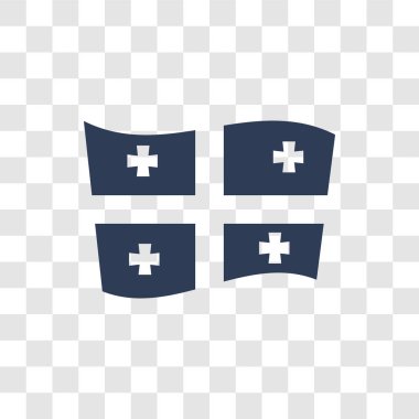 Georgia bayrak simgesi. Trendy Georgia bayrak logo kavramı ülke bayrakları Collection şeffaf arka plan üzerinde