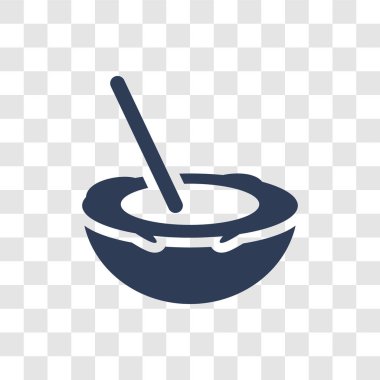 Hindistan cevizi meyve saman simgesiyle iç. Trendy Hindistan cevizi meyve içki saman logo kavramı üzerinde kültür koleksiyonundan şeffaf arka plan ile