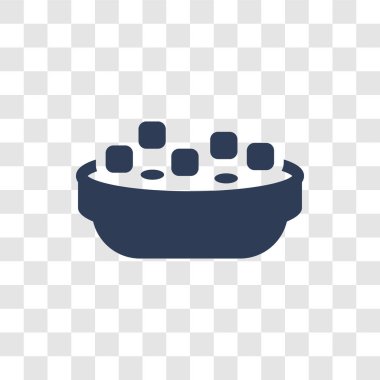 Tatlı ve ekşi domuz simgesi. Kültür koleksiyonundan şeffaf arka plan üzerinde trendy tatlı ve ekşi domuz logo kavramı