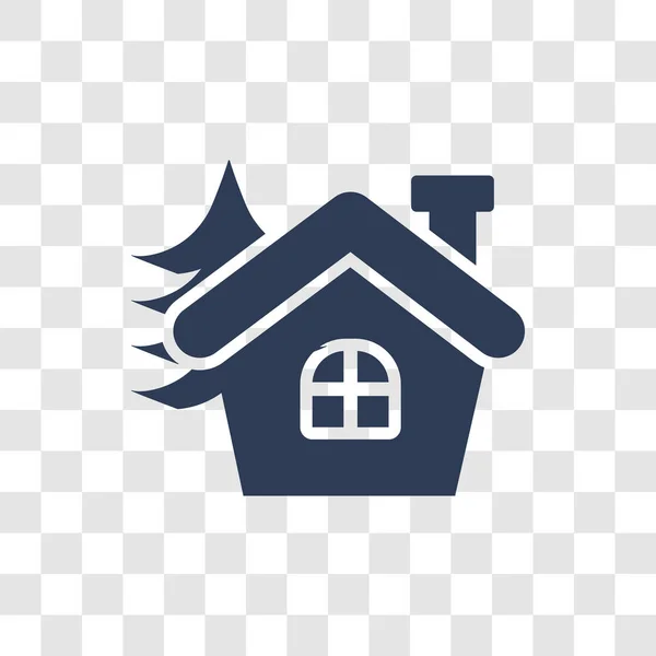 Icono Cabaña Navidad Concepto Logotipo Moda Navidad Cabin Sobre Fondo — Vector de stock