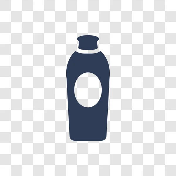 Ícone Creme Conceito Logotipo Creme Moda Fundo Transparente Coleção Limpeza — Vetor de Stock