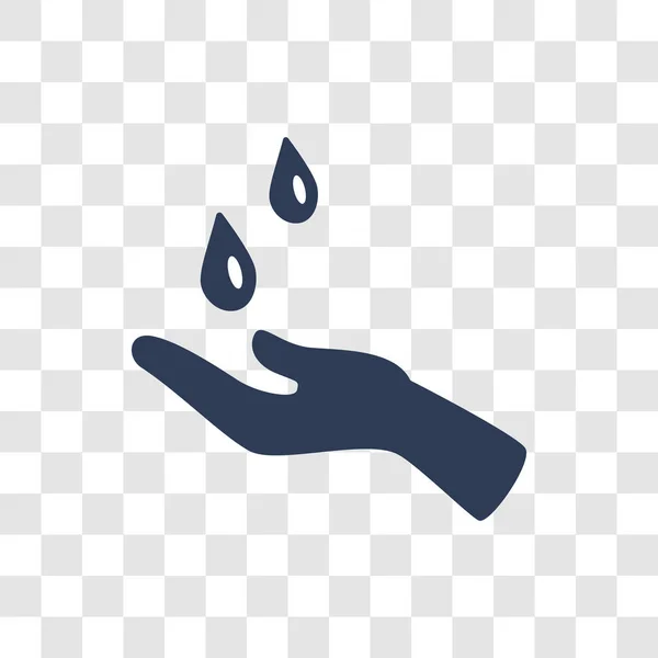 Pictogram Van Een Hand Wassen Trendy Hand Wassen Logo Concept — Stockvector