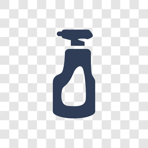 Ícone Spray Conceito Logotipo Trendy Spray Fundo Transparente Coleção Limpeza — Vetor de Stock