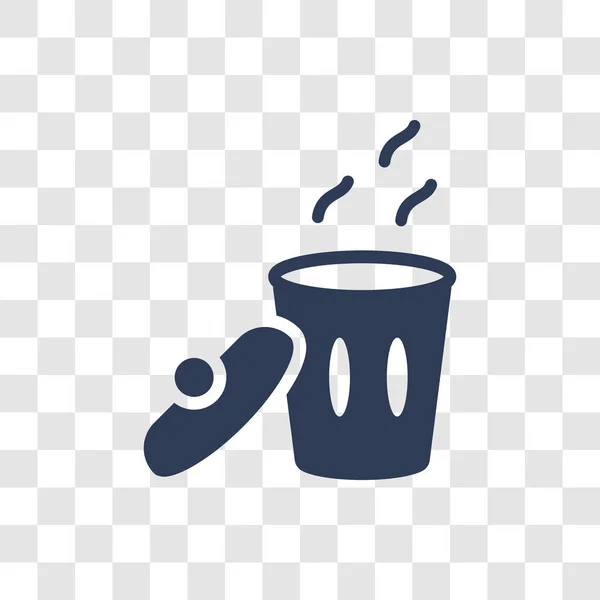 Çöp Kutusu Simgesini Tıklatın Modaya Uygun Çöp Logo Kavramı Koleksiyonu — Stok Vektör