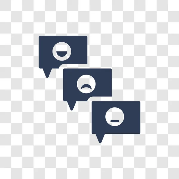 Feedback Symbol Trendiges Feedback Logo Konzept Auf Transparentem Hintergrund Aus — Stockvektor