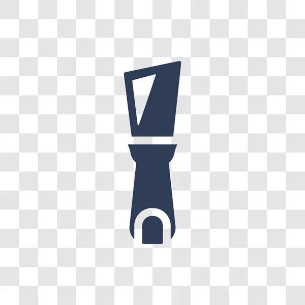 Icono Cuchillo Masilla Concepto Logotipo Cuchilla Masilla Moda Sobre Fondo — Vector de stock