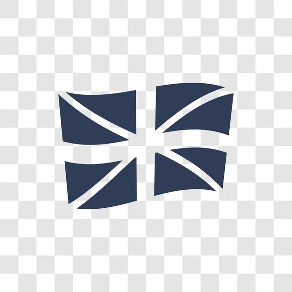 Ikone Des Vereinigten Königreichs Trendy United Kingdom Flagge Logo Konzept — Stockvektor