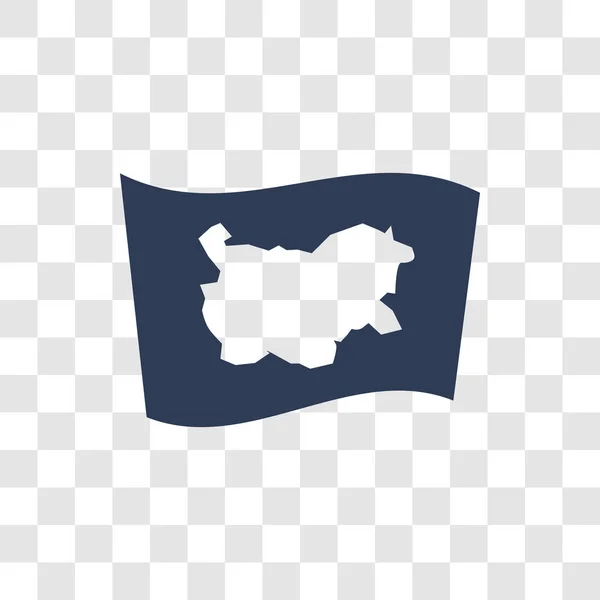 Bandera Bulgaria Icono Concepto Logotipo Moda Bandera Bulgaria Sobre Fondo — Vector de stock