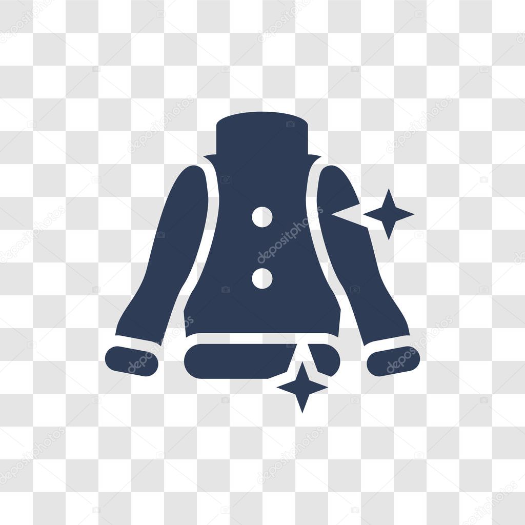 Cleaner Uniform icon. Trendy Cleaner Uniform logo concept on transparent background from cleaning collection