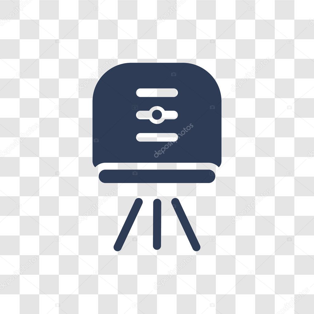 Hand dryer icon. Trendy Hand dryer logo concept on transparent background from cleaning collection