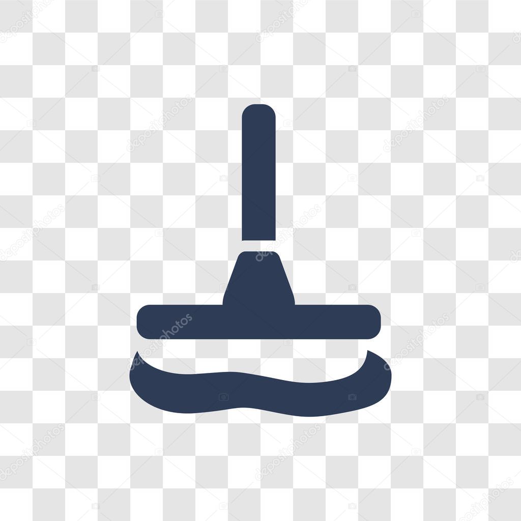 Wiper icon. Trendy Wiper logo concept on transparent background from cleaning collection