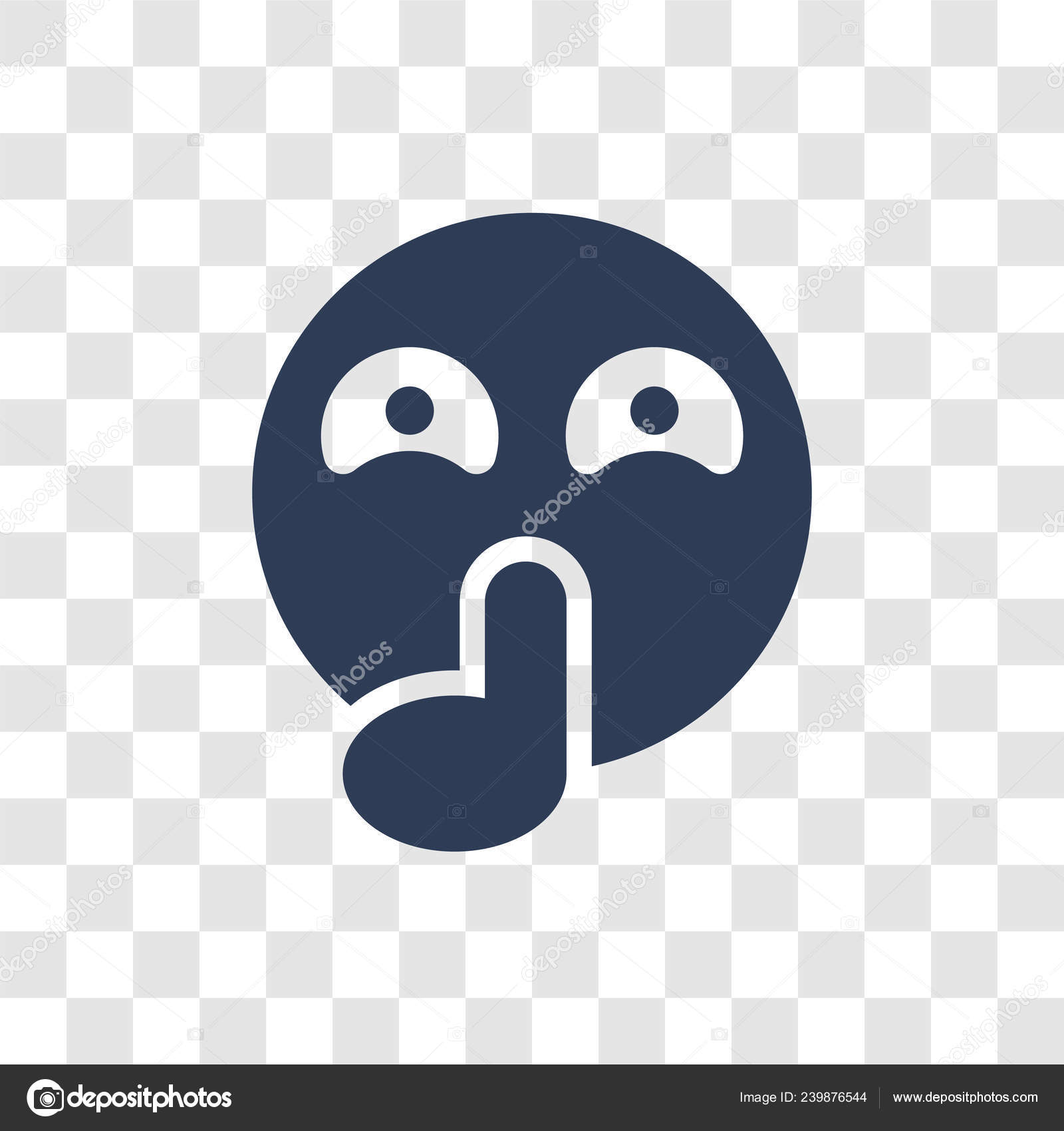 Silencioso Icono Emoji Concepto Logotipo Emoji Trendy Quiet Sobre Fondo  Vector de stock #239876544 de ©bestvectorstock, image size:1600x1700