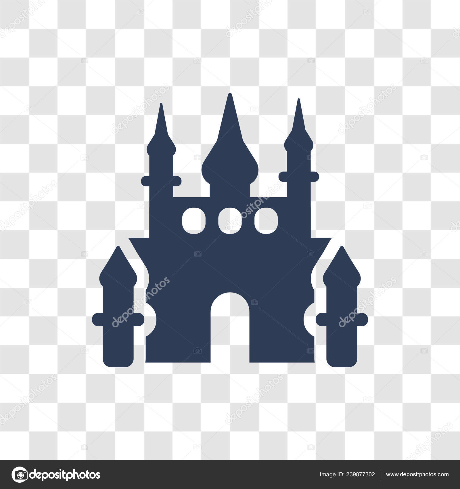 Disneyland Icon Trendy Disneyland Logo Concept Transparent