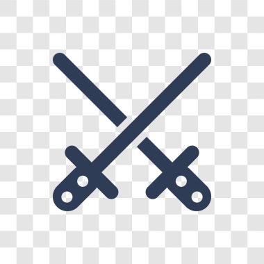 Lightsaber simgesi. Trendy Lightsaber logo kavramı eğlence ve Arcade koleksiyonundan şeffaf arka plan üzerinde