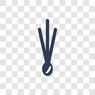 Taze soğan simgesi. Trendy bahar soğan logo kavramı meyve ve sebze koleksiyonundan şeffaf arka plan üzerinde