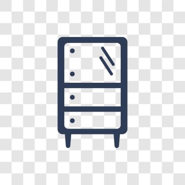 Stand simgesi. Trendy Stand logo kavramı mobilya ve ev koleksiyonundan şeffaf arka plan üzerinde