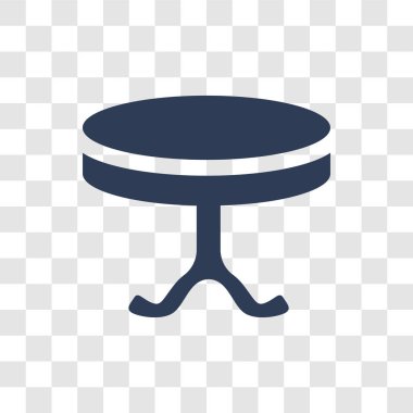 Tablo simgesi. Trendy tablo logo kavramı mobilya ve ev koleksiyonundan şeffaf arka plan üzerinde