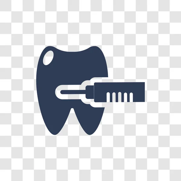 Filler Ikonen Trendiga Filler Logotyp Koncept Transparent Bakgrund Från Tandläkare — Stock vektor