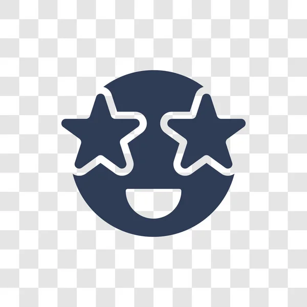 Excited emoji icon. Trendy Excited emoji logo concept on transparent background from Emoji collection