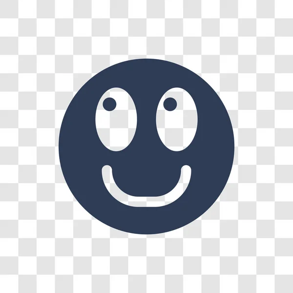 Imagine Ícone Emoji Trendy Imagine Conceito Logotipo Emoji Fundo Transparente —  Vetores de Stock
