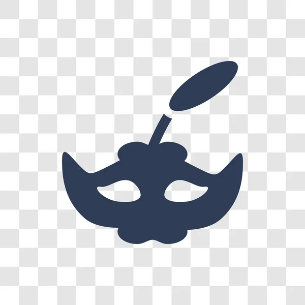 Masquerade Icon Trendy Masquerade Logo Concept Transparent Background Entertainment Arcade — Stock Vector