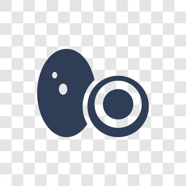 Ikona Kokos Modny Kokos Koncepcja Logo Przezroczystym Tle Zbioru Owoców — Wektor stockowy